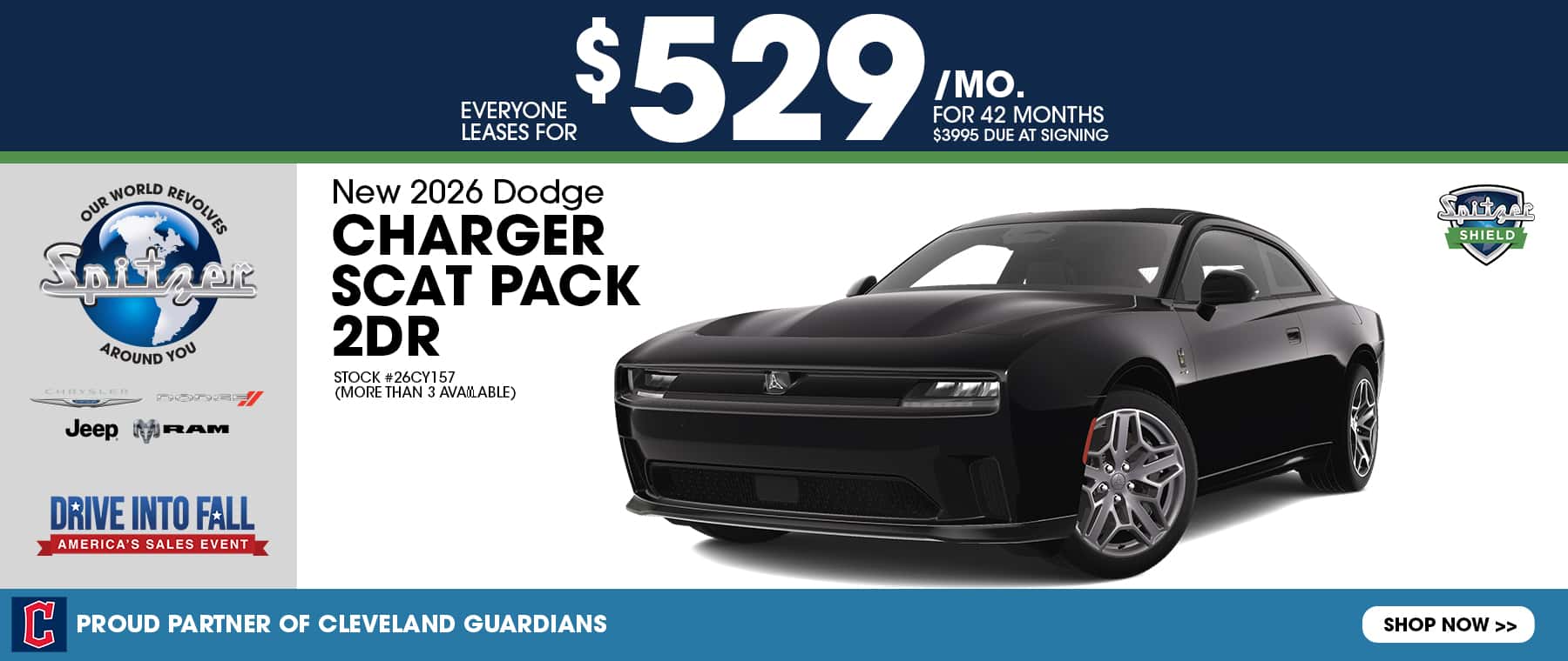 09.2026_Dodge Charger_Lease for $529 for 42 mo