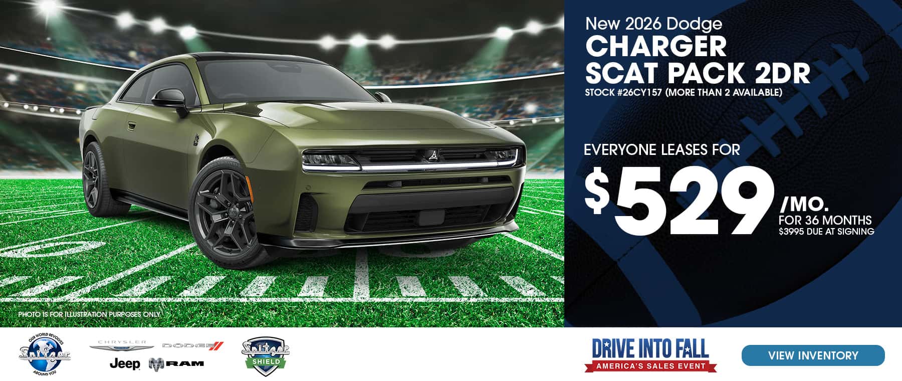 10.2026_Dodge Charger_Lease for $529 for 36 mo