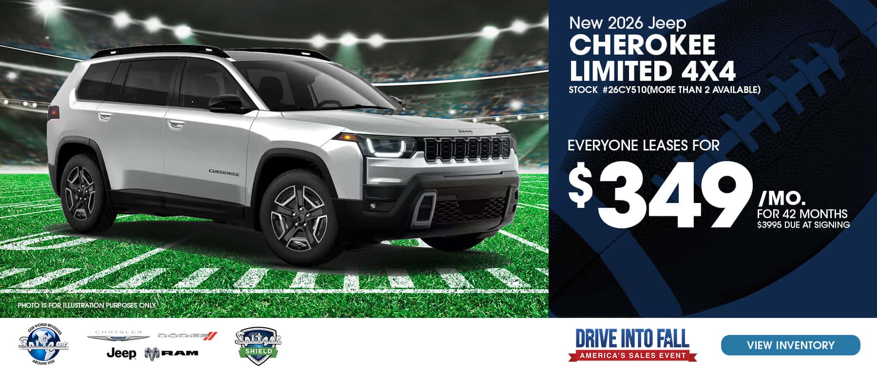 10.2026_Jeep Cherokee_Lease for $349 for 42 mo