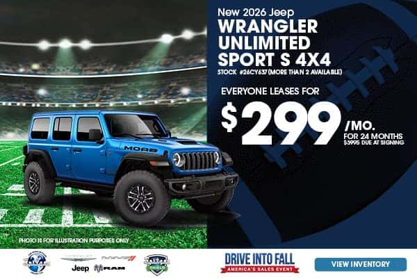 Jeep Wrangler Lease Deals - Spitzer Jeep RAM Brook Park