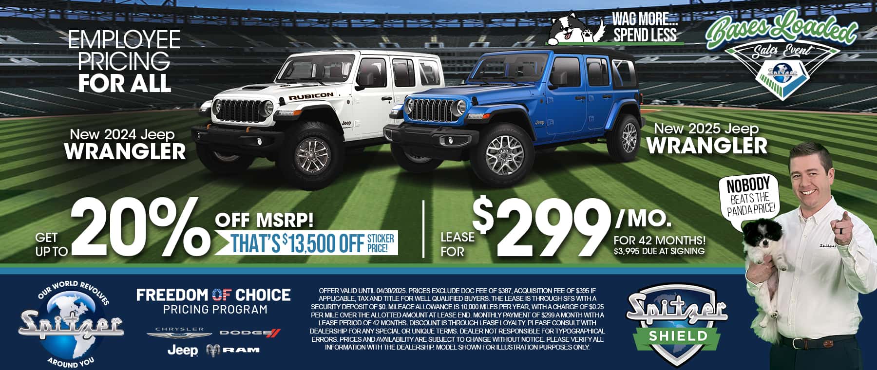 03/04.2025_Carrera_Get up to 20% off MSRP on a New 2024 Jeep Wrangler! $13,500 off Sticker Price! Lease for $299/mo for 42 Months!