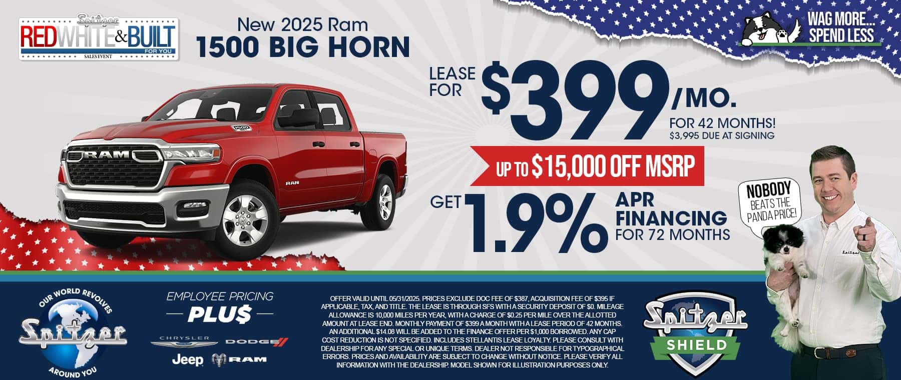 05.2025_Carrera_Lease a New 2025 Ram 1500 for $399/mo!