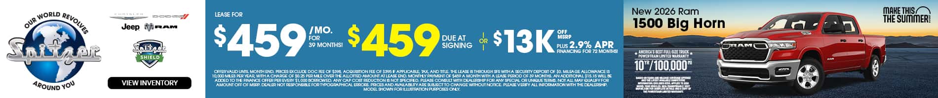 06.2026_2026 Ram 1500_Lease for $459 for 39 mo_$459 due at signing OR $13k off msrp plus 2.9% for 72 mo
