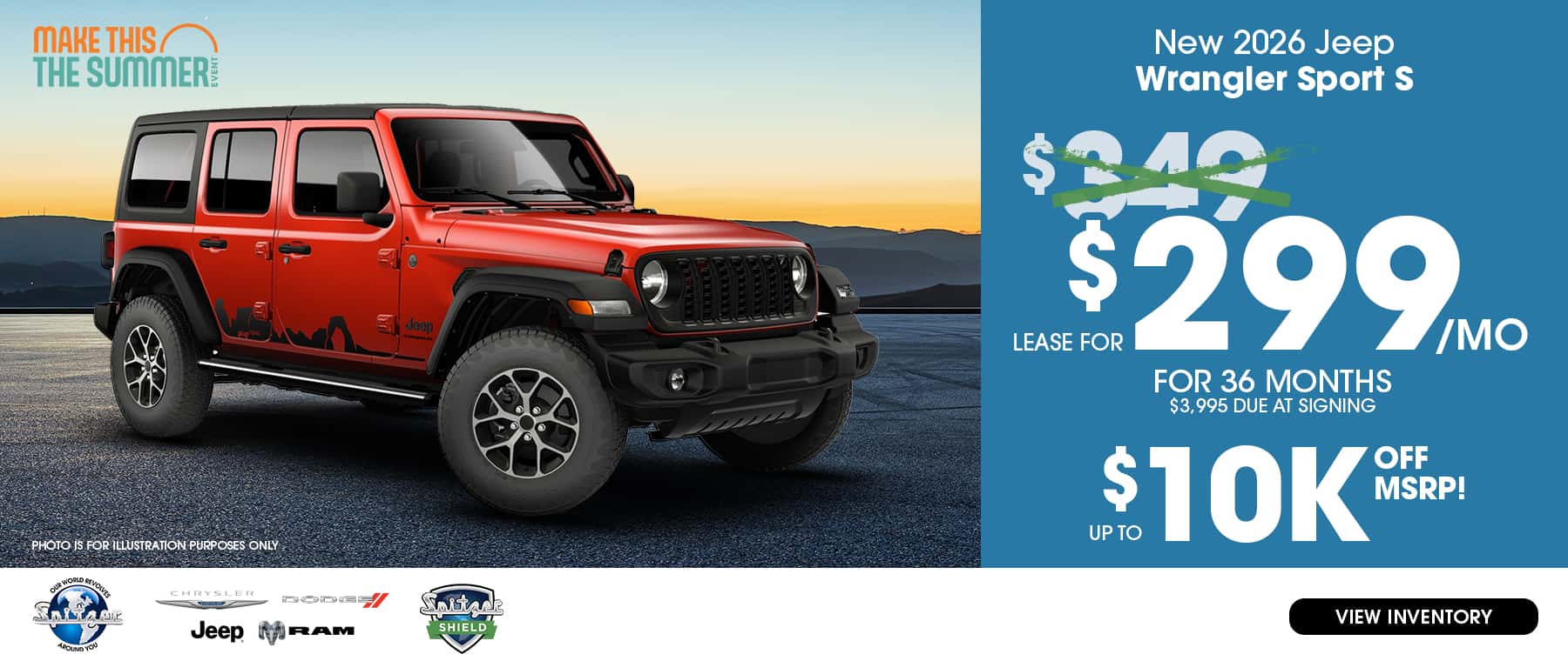 08.2026_2026 Jeep Wrangler_Lease for $299 for 36 mo_Up to $10k off msrp