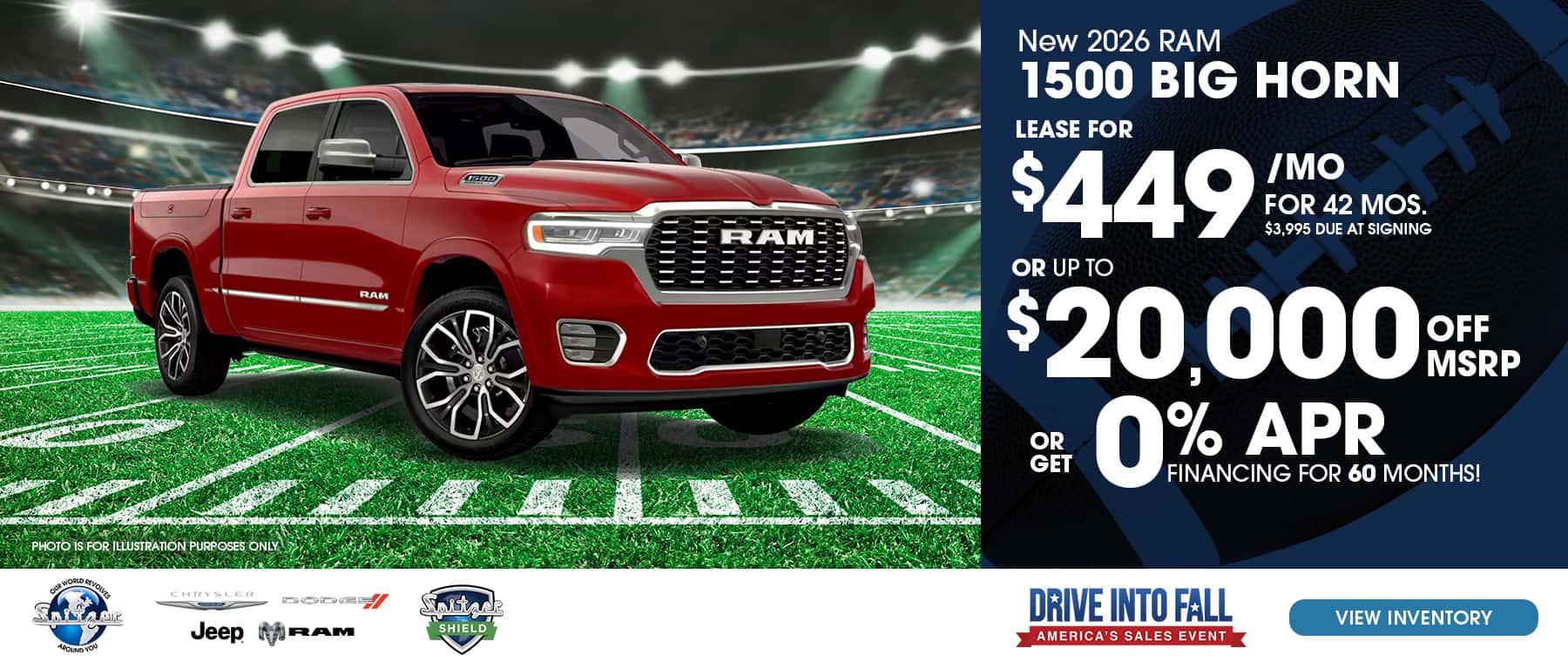 10.2026_Ram 1500_Lease for $449 for 42 mo OR up to $20k off msrp OR get 0% for 60 mo