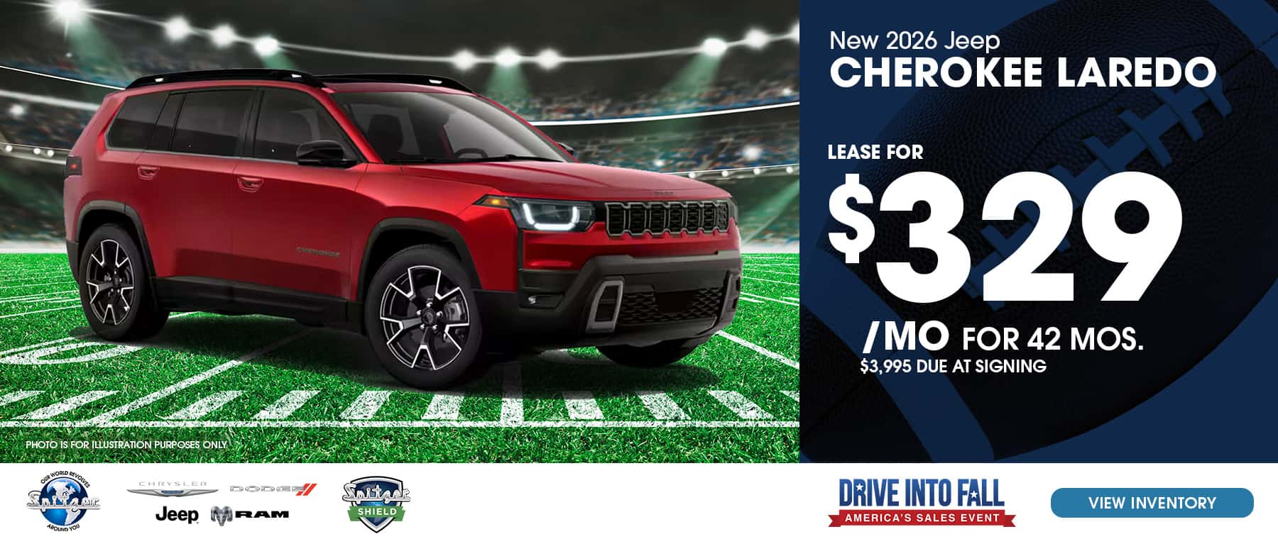 10.2026_Jeep Cherokee_Lease for $329 for 42 mo
