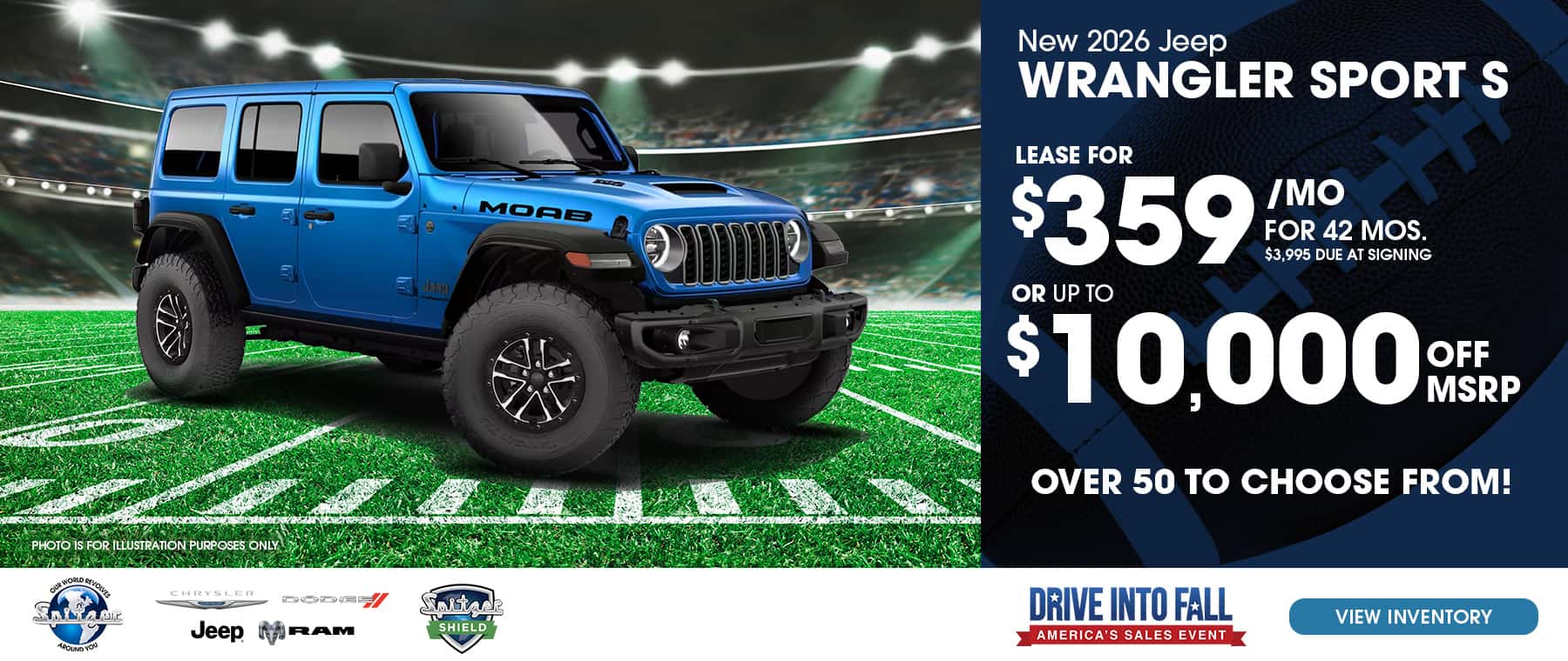 10.2026_Jeep Wrangler_Lease for $359 for 42 mo OR 10k off msrp