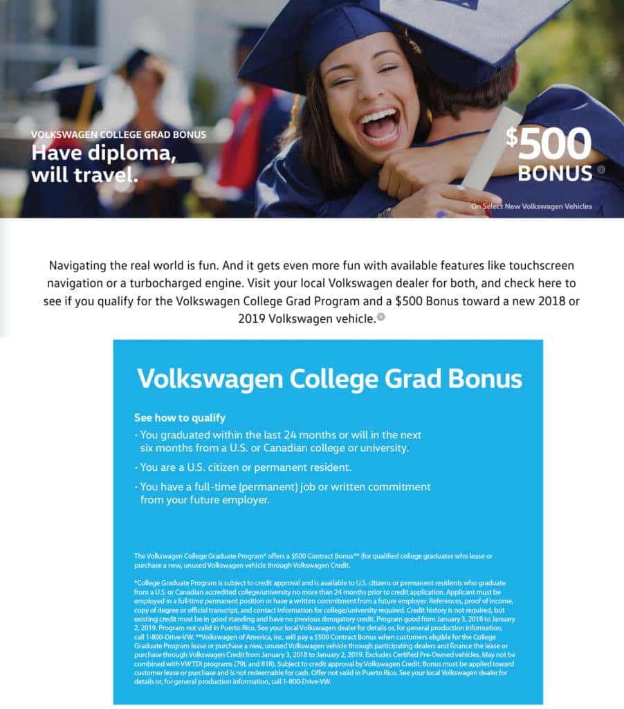 stohlman vw college grad