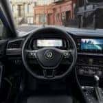 2019 Volkswagen Jetta SEL Premium titan black leather interior dashboard