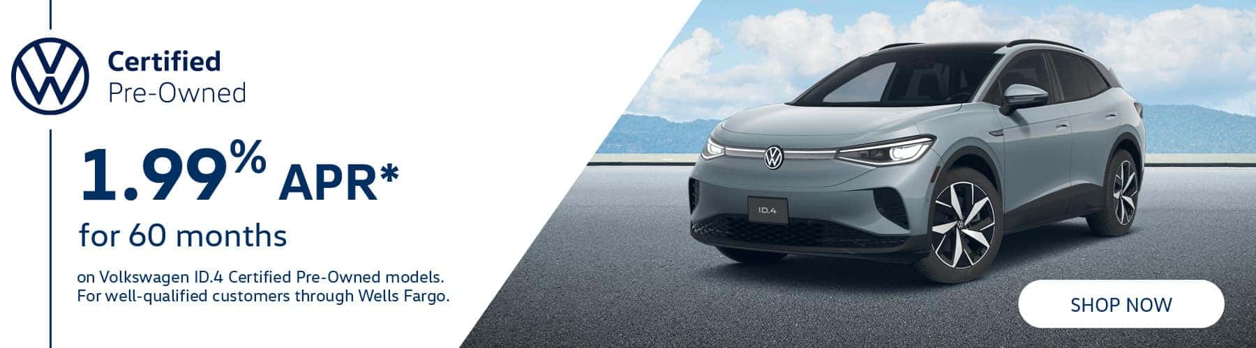 Certified Pre-Owned 1.99% APR* for 60 months