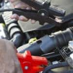 attaching cables for a jump start