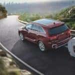 2020 Kia Sorento pulling a trailer