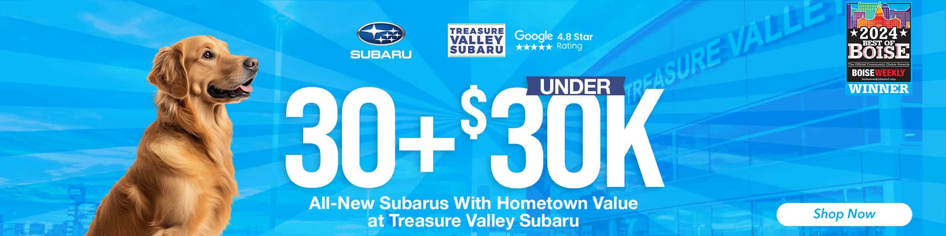 New Subaru Savings