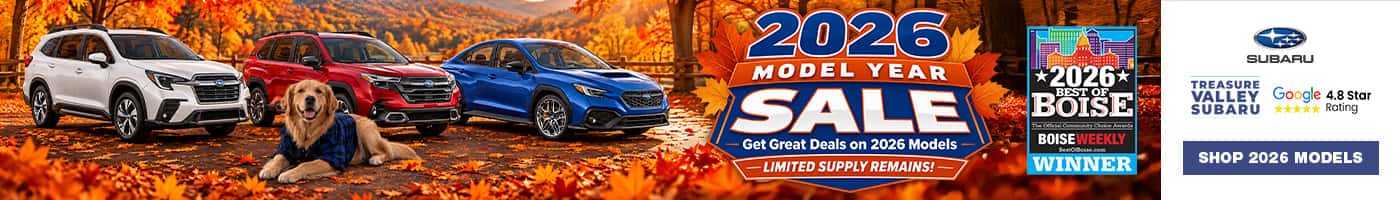 2026 Model Year Subaru Sale