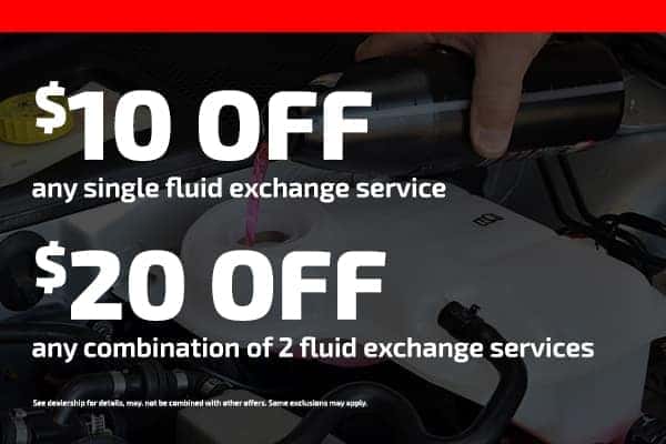 $10 off any fluid exchange