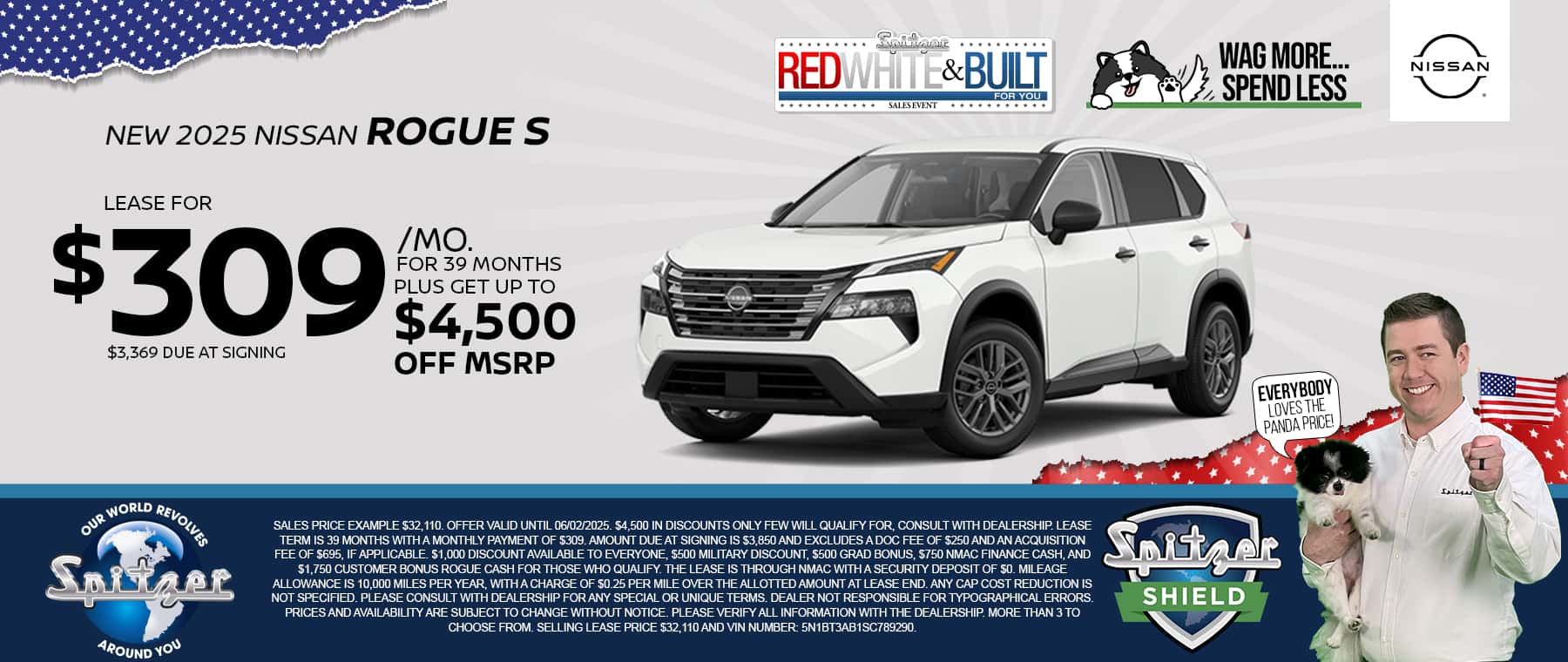 05.2025_Carrera_Lease a New 2025 Nissan Rogue S for $309/mo!
