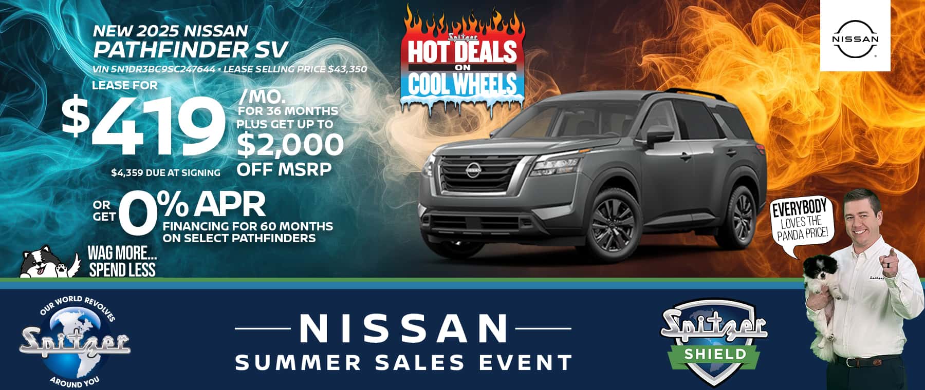 07.2025_Carrera_Lease a New 2025 Nissan Pathfinder SV for $419/mo PLUS $2,000 Off MSRP!