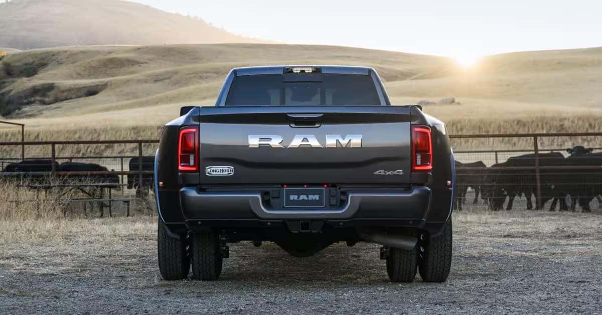 2026 RAM 3500 Backview