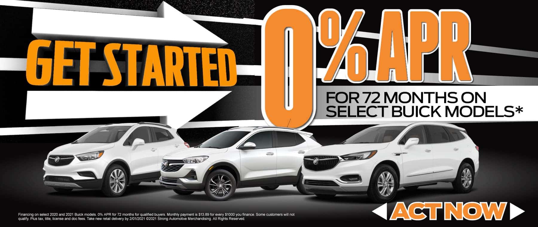 0% APR on Select Buick models - Act now