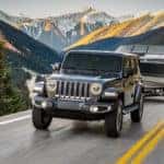 2019 Jeep Wrangler towing boat