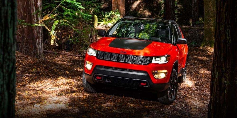 2019 Jeep Compass driving off road