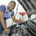 African American Auto Tech Gives Thumbs Up