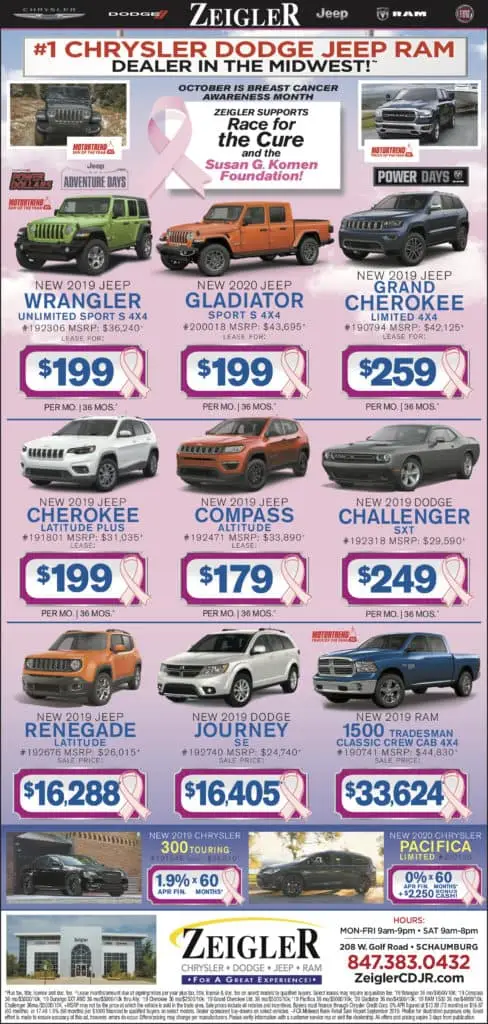 Leasing Specials | Zeigler Chrysler Dodge Jeep Ram Of Schaumburg