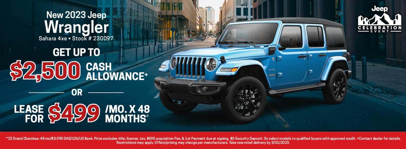 New 2023 Jeep Wrangler Lease Offer