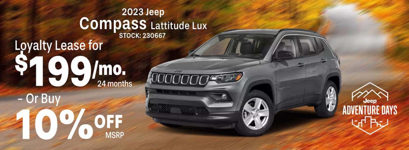 Jeep Adventure Days 2023 Jeep Compass Lattitude Lux