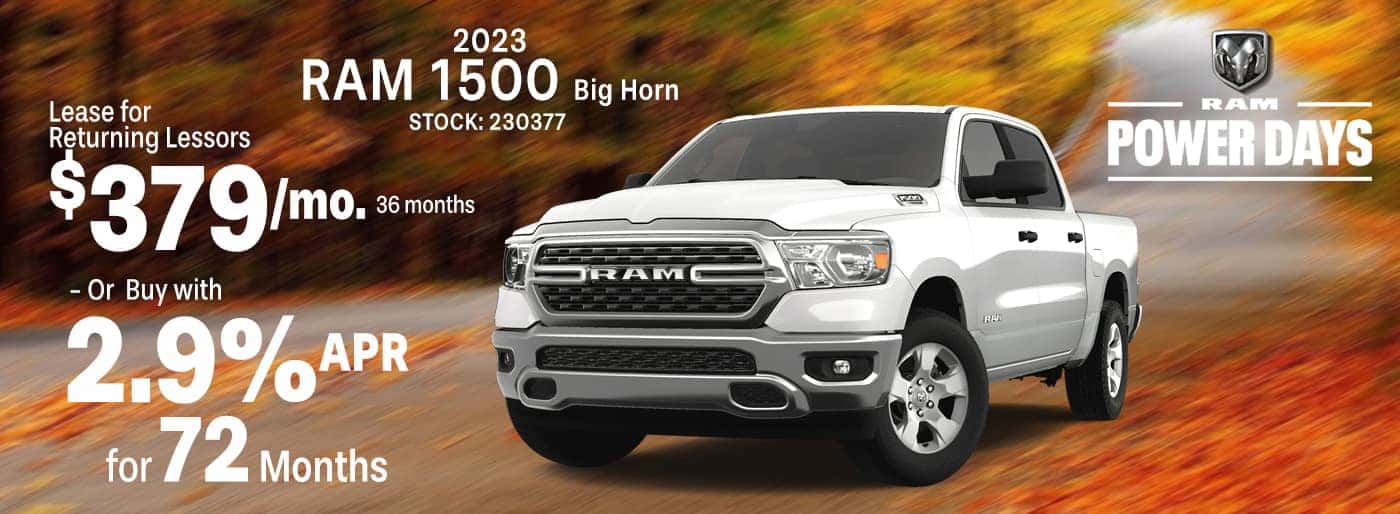 2023 RAM 1500 Big Horn RAM Power Days