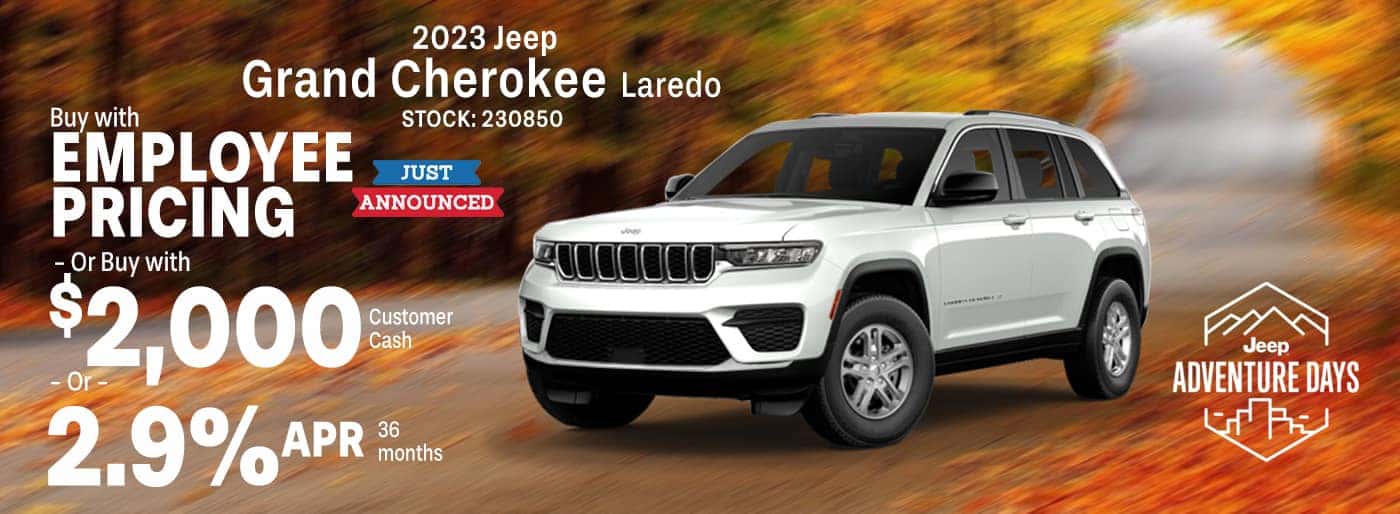 Buy with employee pricing during Jeep Adventure days
